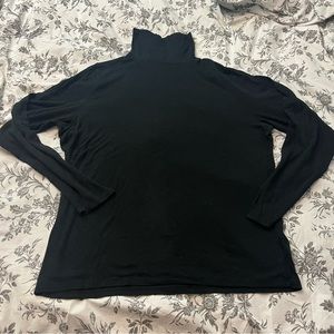 Soft Ribbed Turtleneck Shirt